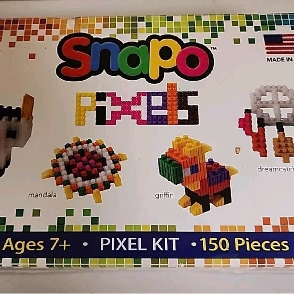 Snap Pixels 150-Piece Building Set - Multicolor